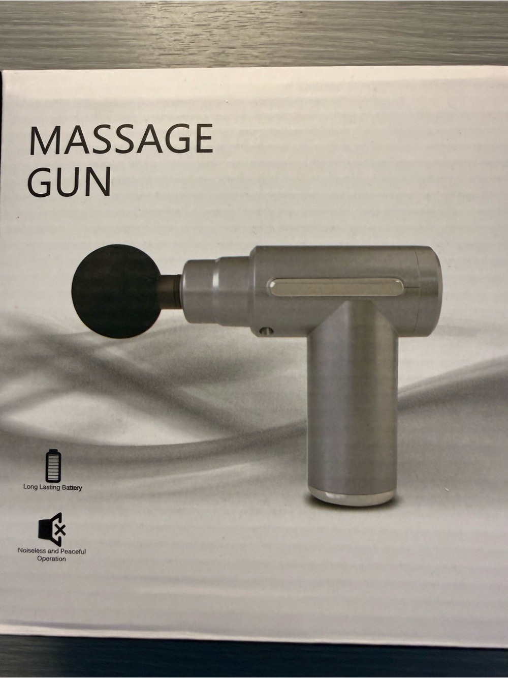 Black Massage Gun with Round Head